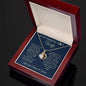 To My Smoking Hot Wife / Best Thing / Alluring Beauty Necklace / Personalized Message Card