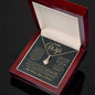To My Wife / Great Life Partner / Alluring Beauty Necklace / Personalized Message Card