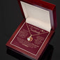 To My Smokin' Hot Soulmate / Love Forged in Fire / Alluring Beauty Necklace / Personalized Message Card