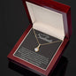 To My Soulmate / I found my missing piece / Alluring Beauty Necklace / Personalized Message Card