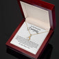 To My Beautiful Daughter / Gift from Mom / Gift from Dad / Alluring Beauty Necklace / Personalized Message Card