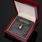 To My Soulmate / I found my missing piece / Alluring Beauty Necklace / Personalized Message Card