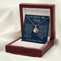 To My Smoking Hot Wife / Best Thing / Alluring Beauty Necklace / Personalized Message Card