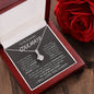 To My Soulmate / I found my missing piece / Alluring Beauty Necklace / Personalized Message Card
