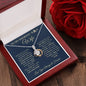 To My Smoking Hot Wife / Best Thing / Alluring Beauty Necklace / Personalized Message Card
