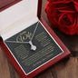 To My Wife / Great Life Partner / Alluring Beauty Necklace / Personalized Message Card