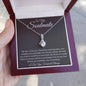 To My Soulmate / I found my missing piece / Alluring Beauty Necklace / Personalized Message Card