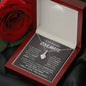 To My Soulmate / I found my missing piece / Alluring Beauty Necklace / Personalized Message Card