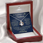 To My Smokin' Hot Soulmate / Love Forged in Fire / Alluring Beauty Necklace /Personalized Message Card