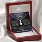 To My Beautiful Wife / How Special to Me / Alluring Beauty Necklace / Personalized Message Card