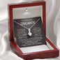 To My Soulmate / I found my missing piece / Alluring Beauty Necklace / Personalized Message Card