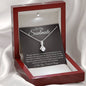 To My Soulmate / I found my missing piece / Alluring Beauty Necklace / Personalized Message Card