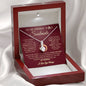 To My Smokin' Hot Soulmate / Love Forged in Fire / Alluring Beauty Necklace / Personalized Message Card