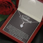 To My Soulmate / I found my missing piece / Alluring Beauty Necklace / Personalized Message Card