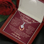 To My Smokin' Hot Soulmate / Love Forged in Fire / Alluring Beauty Necklace / Personalized Message Card
