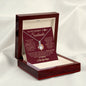 To My Smokin' Hot Soulmate / Love Forged in Fire / Alluring Beauty Necklace / Personalized Message Card