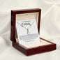 To My Beautiful Daughter / Gift from Mom / Gift from Dad / Alluring Beauty Necklace / Personalized Message Card