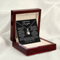 To My Precious Daughter / Gift from Mom / Gift from Dad / Alluring Beauty Necklace / Personalized Message Card