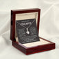 To My Soulmate / I found my missing piece / Alluring Beauty Necklace / Personalized Message Card