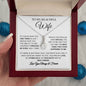 To My Beautiful Wife / How Special You Are to Me / Alluring Beauty Necklace / Personalized Message Card