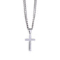 Graduation Gift for Him / Cuban Link Chain with Personalized Artisan Cross