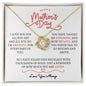 Happy Mother's Day / Grateful for You / Love Knot Necklace / Personalized Message Card