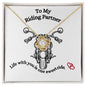 To My Riding Partner / One Sweet Ride / Love Knot Necklace