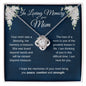 In Loving Memory / Mom / Love Knot Necklace