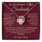 To My Smokin' Hot Soulmate / Love Forged in Fire / Love Knot Necklace / Personalized Message Card