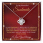 To My Soulmate / Love Knot Necklace
