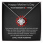 Happy Mother's Day / To my Smokin' Hot Wife / Love Knot Necklace