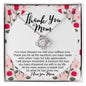Thank You Mom / Love Knot Necklace