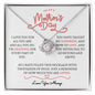 Happy Mother's Day / Grateful for You / Love Knot Necklace / Personalized Message Card