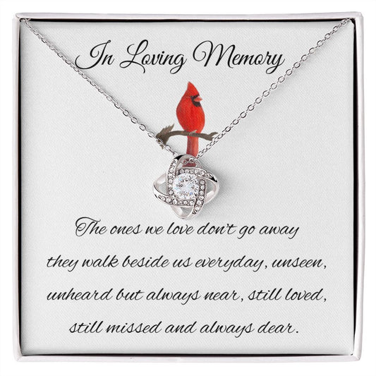 In Loving Memory / Love Knot Necklace