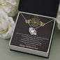 Best Mom in the World / Happy Mother's Day / Love Knot Necklace