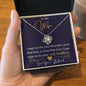 To My Wife / Love Your Husband / Love Knot Necklace
