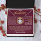 To My Soulmate / Love Knot Necklace / Personalized Message Card