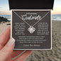 To My Amazing Soulmate / I Want to be Your Last Everything / Love Knot Necklace / Personalized Message Card