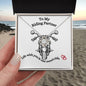 To My Riding Partner / One Sweet Ride / Love Knot Necklace