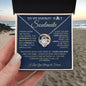 To My Smokin' Hot Soulmate / Love Forged in Fire / Love Knot Necklace / Personalized Message Card