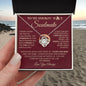 To My Smokin' Hot Soulmate / Love Forged in Fire / Love Knot Necklace / Personalized Message Card