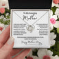 To My Amazing Mother / Happy Mother's Day / Love Knot Necklace