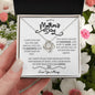 Happy Mother's Day / Grateful for You / Love Knot Necklace / Personalized Message Card