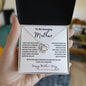 To My Amazing Mother / Happy Mother's Day / Love Knot Necklace