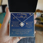 To My Stunning Granddaughter / Love Knot Necklace
