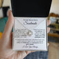 To My Soulmate / My Best Friend / Love Knot Necklace / Personalized Message Card