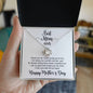 Happy Mother's Day / Best Mom Ever / Love Knot Necklace