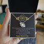 Best Mom in the World / Happy Mother's Day / Love Knot Necklace