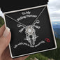 To My Riding Partner / One Sweet Ride / Love Knot Necklace