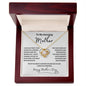 To My Amazing Mother / Happy Mother's Day / Love Knot Necklace